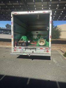 stolen items truck