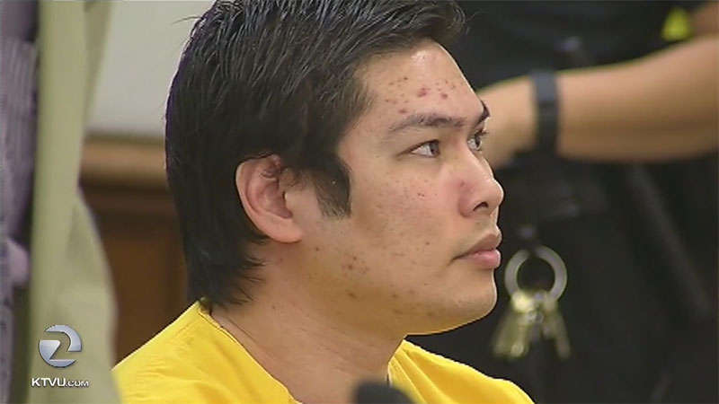 Ronald Guinto in court in 2015. photo by KTVU Channel 2