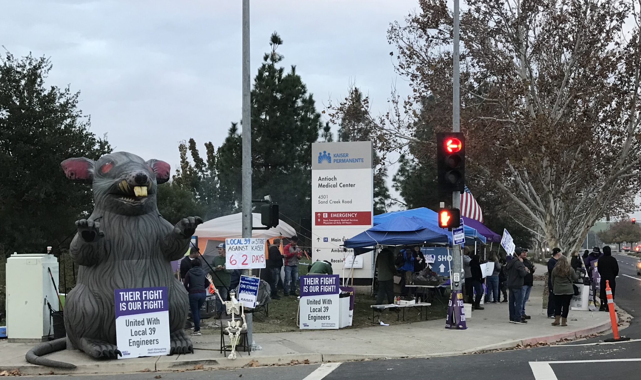 Kaiser claims bargaining in good faith with striking engineers’ union