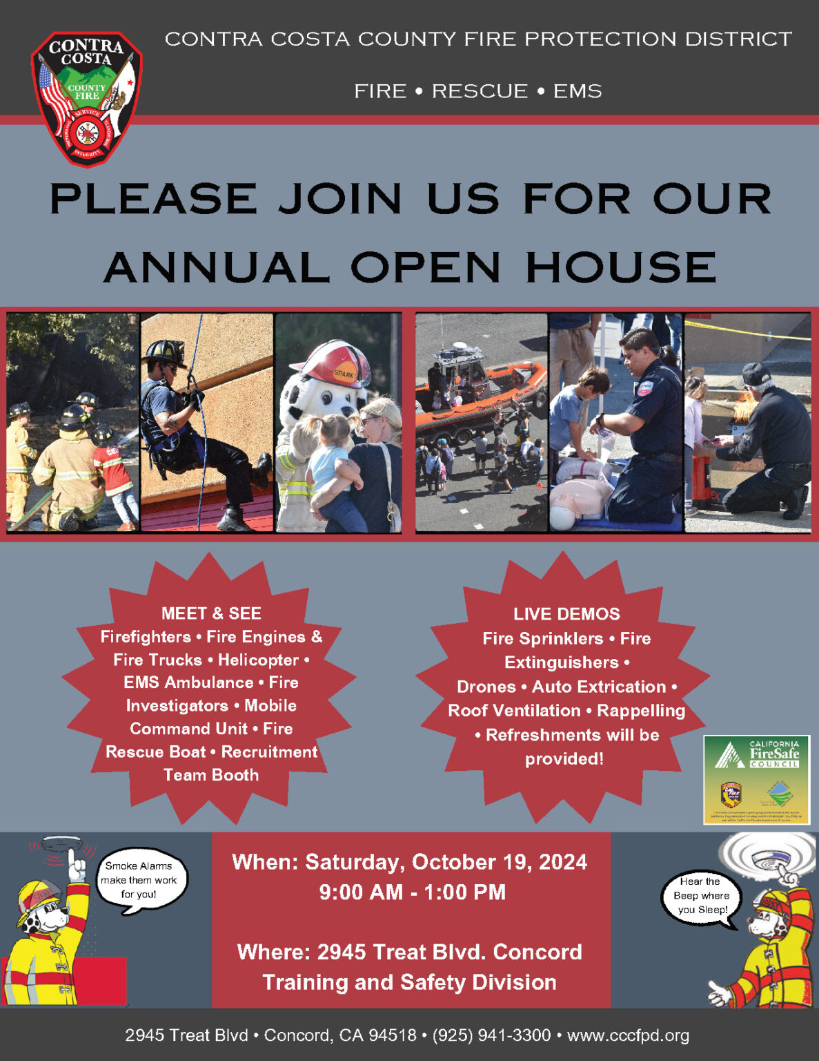 Con Fire to hold 2024 Annual Open House in Concord Saturday, Oct. 19