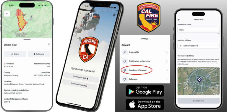 AwareCA app provides public, first responders new tool for timely ...